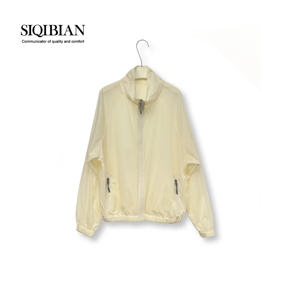 SIQIBIAN ｜【清透微光】极简百搭双色微透质感防晒衣-SQ121