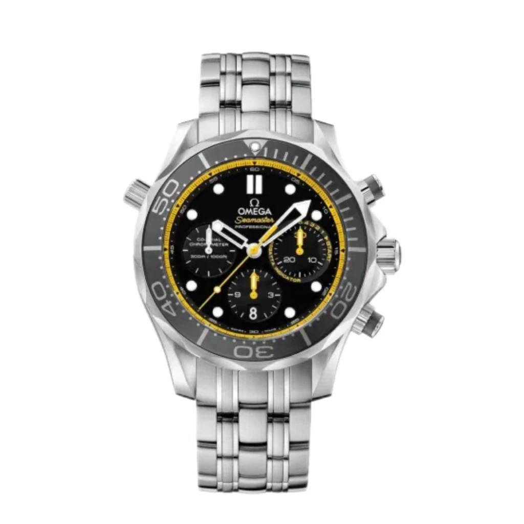 99新 Omega/欧米茄 海马全套44盘机械男士防水名表夜光