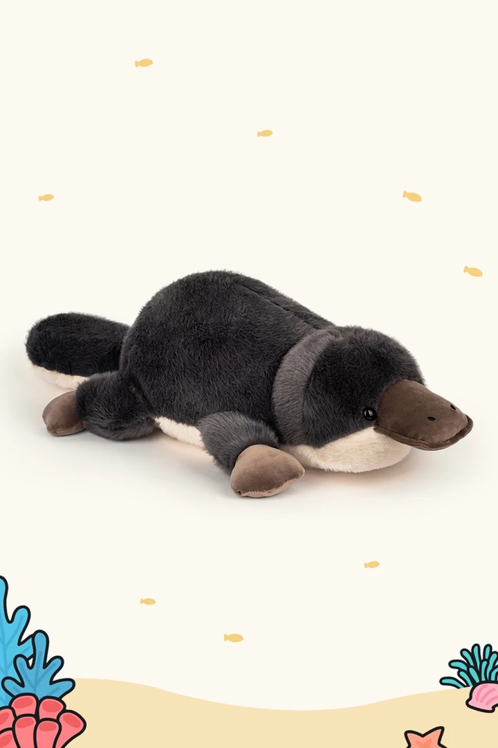 鸭嘴兽毛绒玩具可爱公仔抱枕仿真玩偶生日礼物