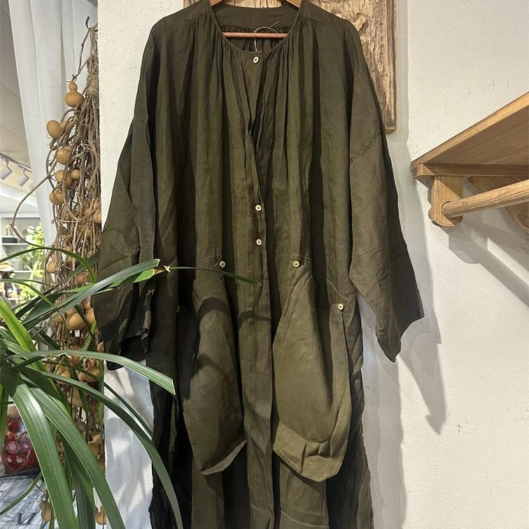 深深一刻左岸迷香休闲文艺范时尚风衣外套Z23SS8010