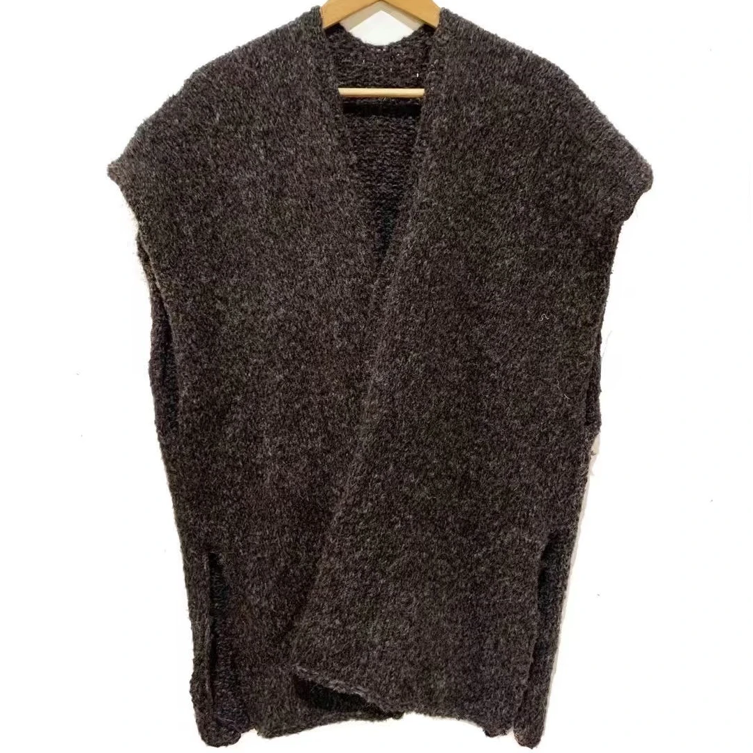 深深一刻左岸迷香休闲高品文艺范马甲秋冬针织Z24FW7015