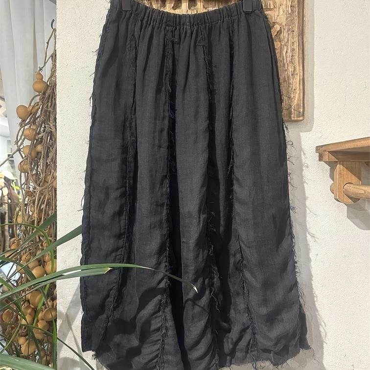 深深一刻左岸迷香休闲加厚保暖文艺范半裙裙子半身裙93720