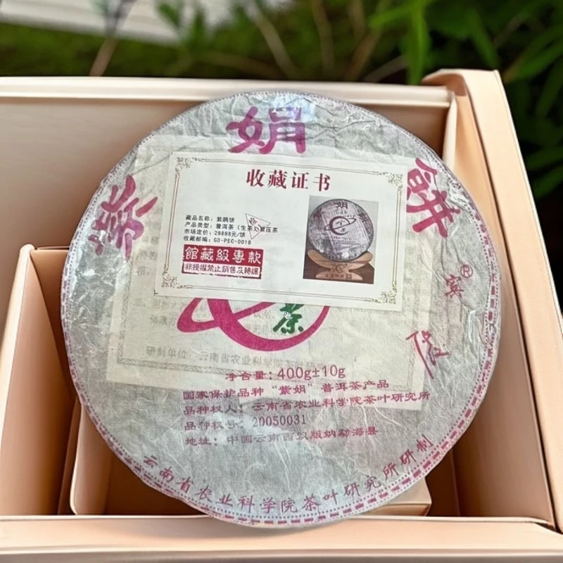 【董事长私藏】2009年紫娟饼普洱生茶400g