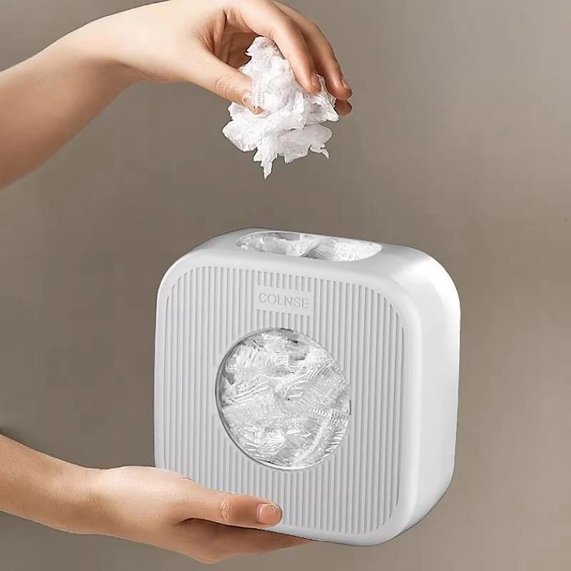 一次性保鲜膜套收纳盒神器抽取式壁挂家用厨房免打孔保鲜袋罩盒子