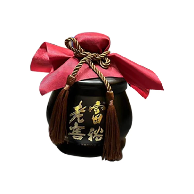 富裕老窖封坛浓香型白酒优级4坛/箱1箱纯粮酿造（1）52度500ml