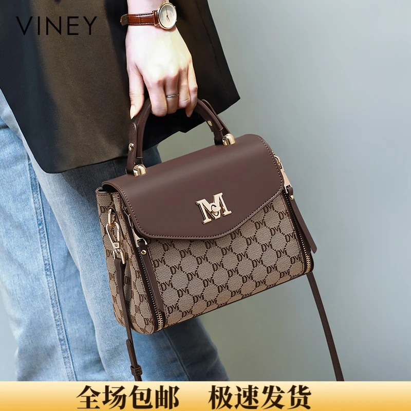 Viney包包女包2025新款高级感潮手提斜挎包生日礼物送女友送老婆
