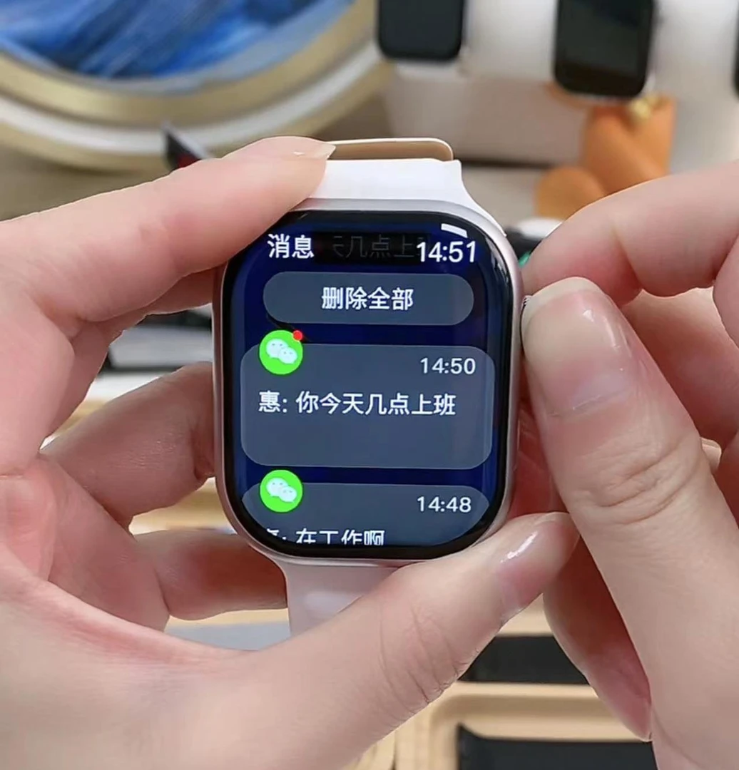 正品升级防水智能手表太空人情侣监测全面屏多功能支付计步时尚