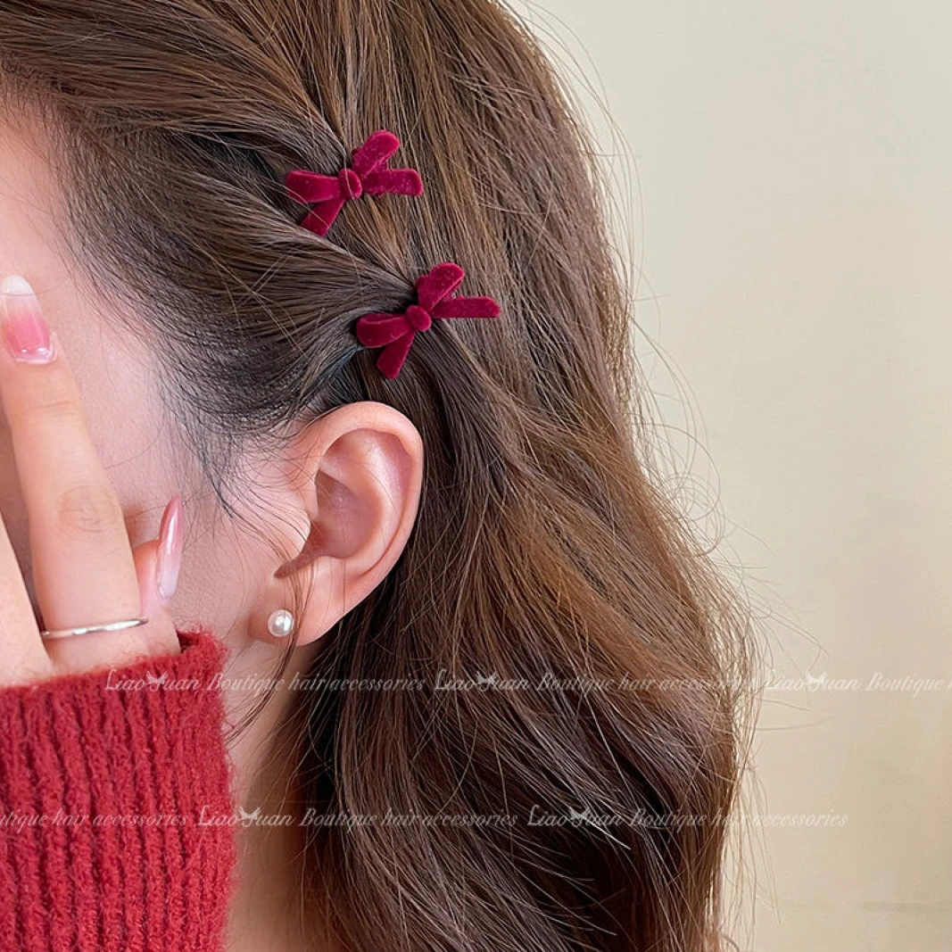 发夹气质小号碎发刘海夹前额鸭嘴夹子2023新款秋冬迷你