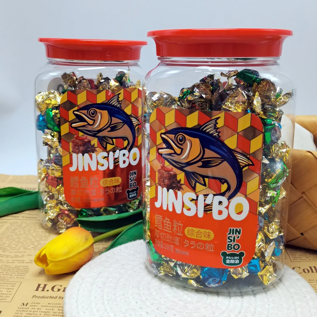 金斯泊JINSI'BO 鳕鱼粒综合味190g 美味吃货追剧解馋休闲小零食