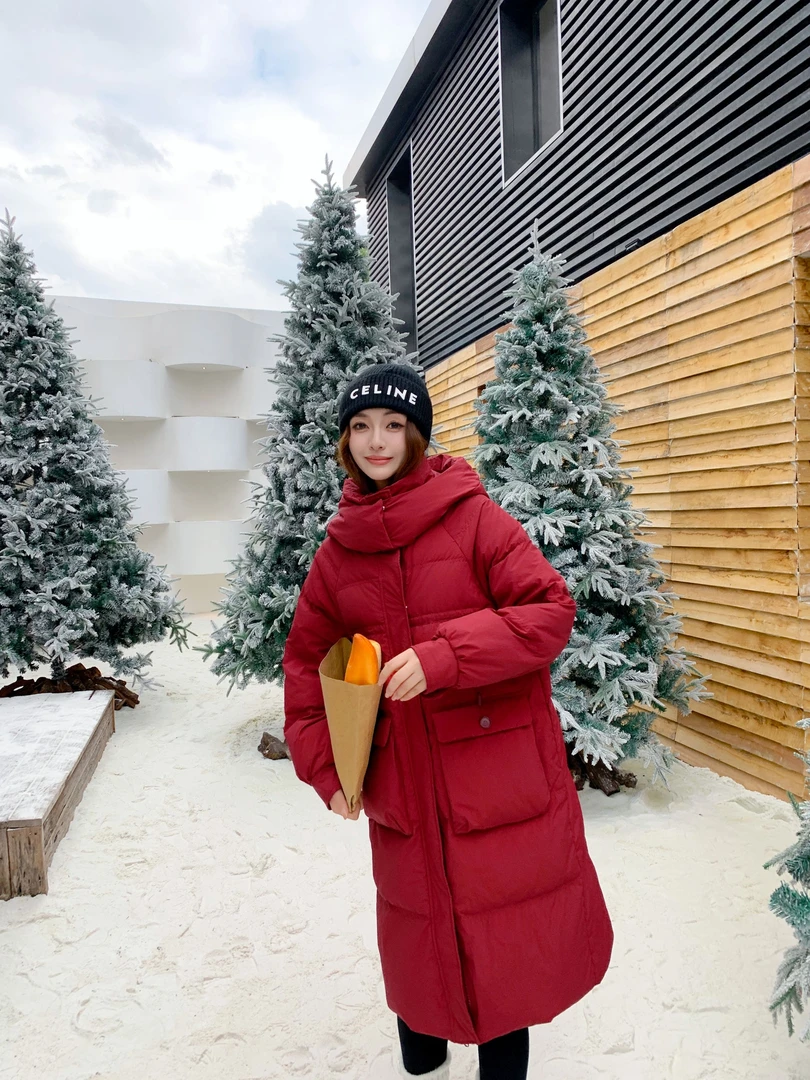 【升级2.0版本】24新款新国标白鸭绒羽绒服轻奢时尚女连帽冬季A88