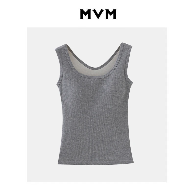 娜宝家-【特好穿的背心】桑蚕丝一体式无钢圈带胸垫显瘦吊带 3911