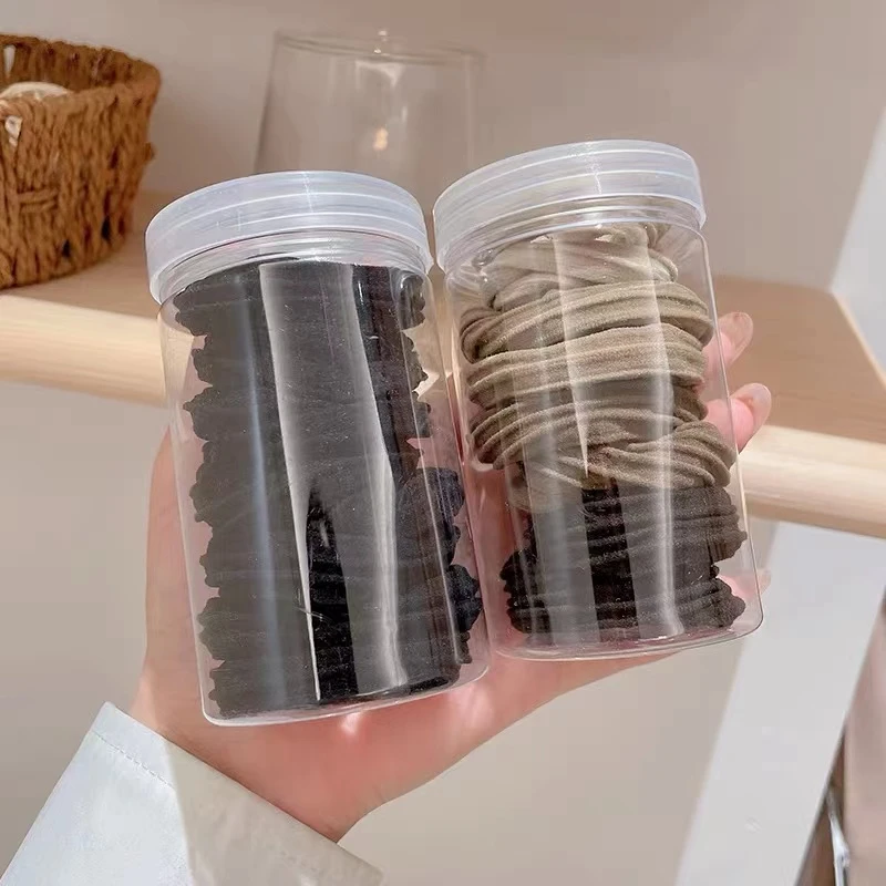 非金属布艺发饰 高弹力加宽加粗加厚耐用扎高马尾丸子头发绳头绳