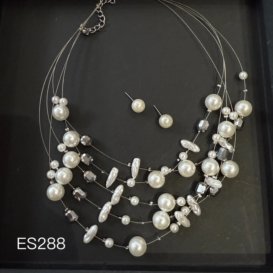 合金树脂项链 ES288喜看精选多层项链