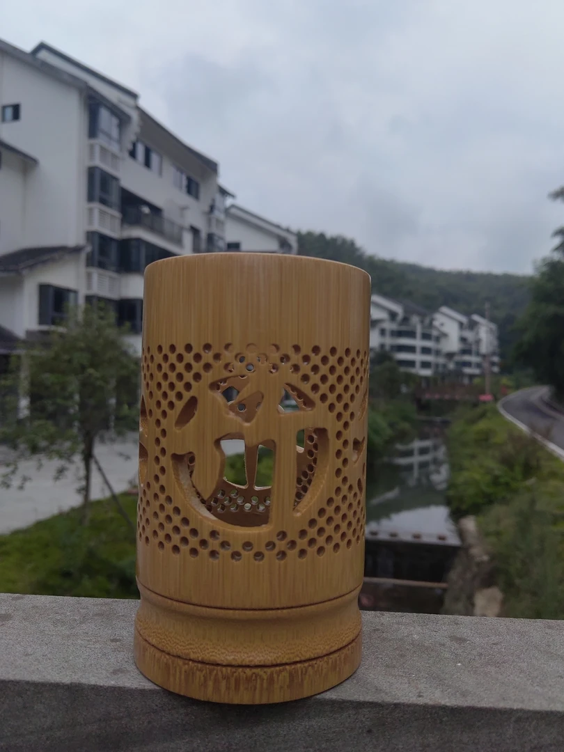 蜀南竹海老楠竹笔筒竹报平安1个