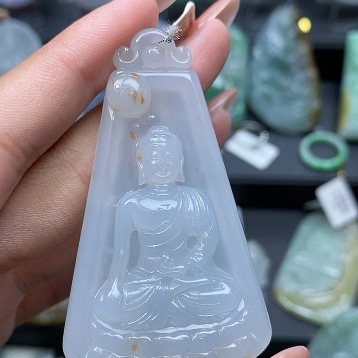 翡翠颈饰未镶嵌机***猫翡翠