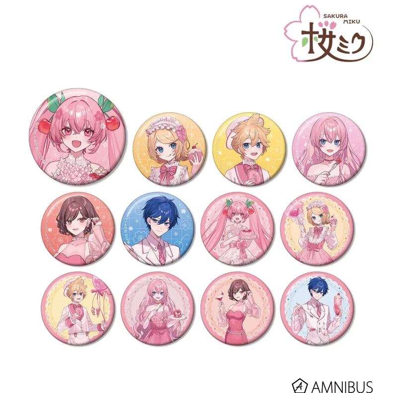 【桃太郎】樱初音 樱miku 吧唧徽章 樱花派对 现货 随机一发