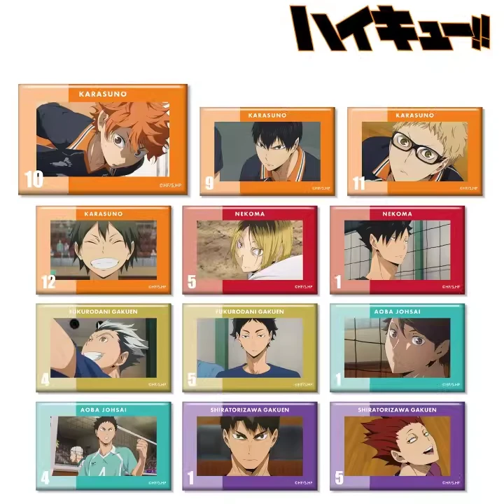 【桃太郎】排球少年 场面写方吧唧徽章 vol2 现货代拆