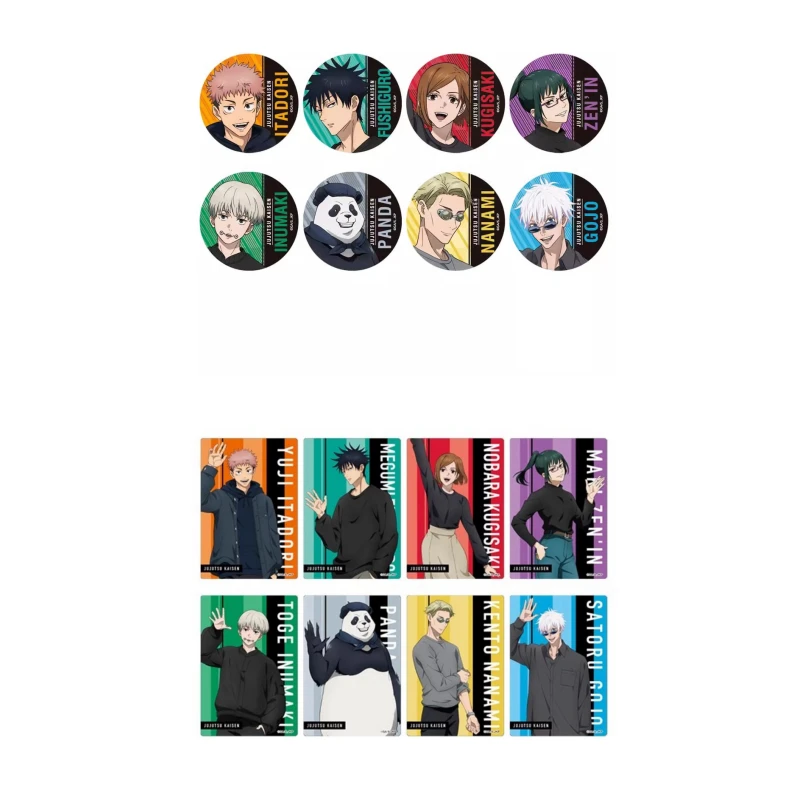 【桃太郎】咒术回战 私服ver 吧唧徽章 透卡  现货代拆