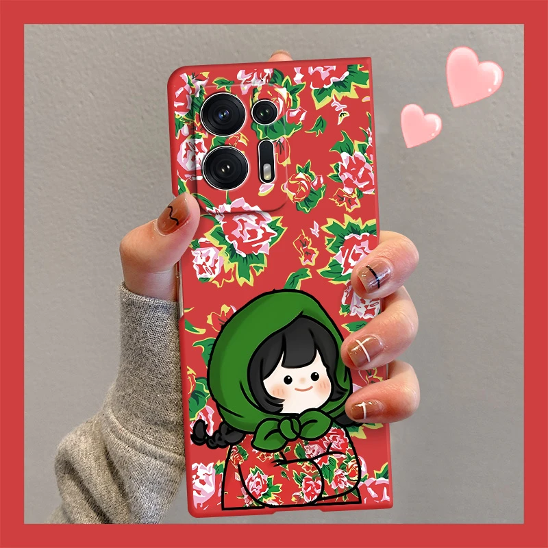 oppoFindN2手机壳2024新款大花布女孩男孩折叠屏高级感保护套女款