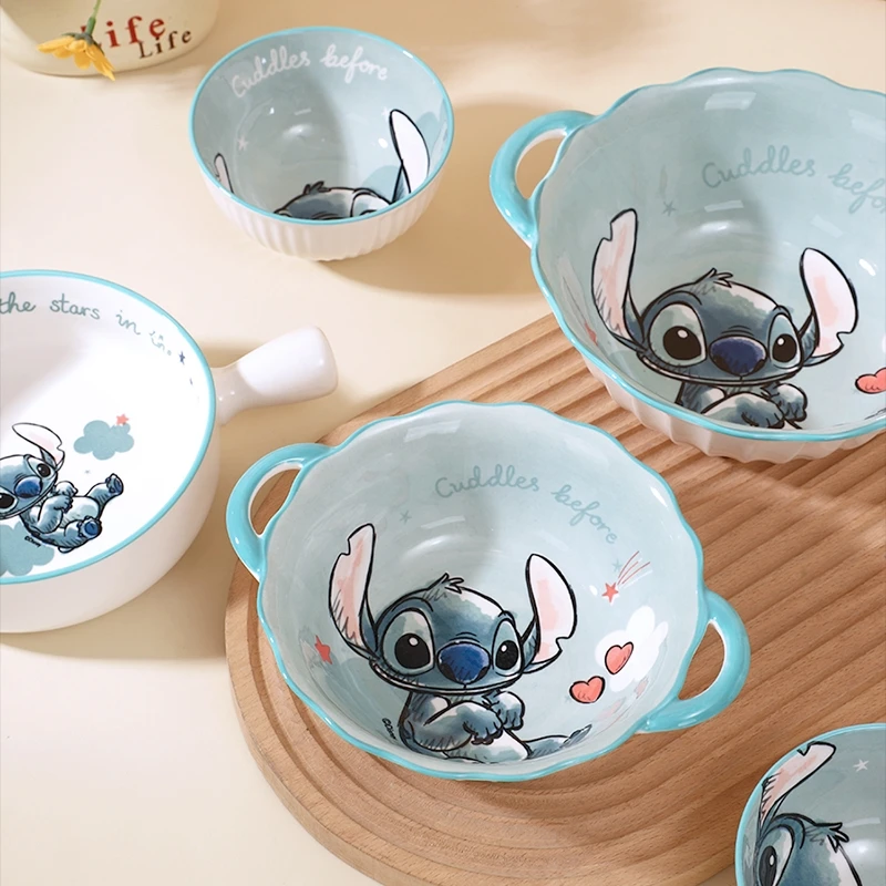 【旭业老张】迪士尼正品云朵印迹系列和风双耳汤碗8.5英寸