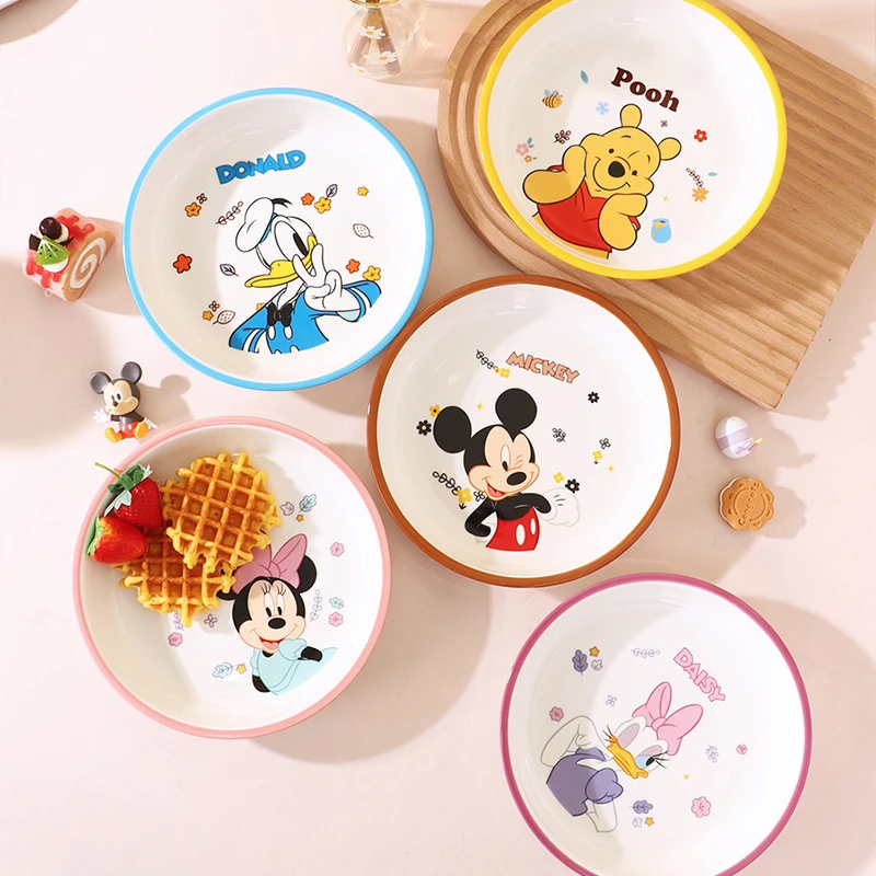 【旭业老张】迪士尼正版新童趣系列8英寸深盘圆盘陶瓷餐具