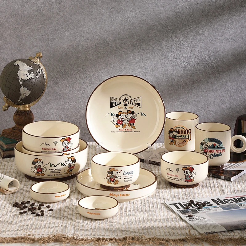 【旭业老张】迪士尼正版探险系列陶瓷餐具组合装