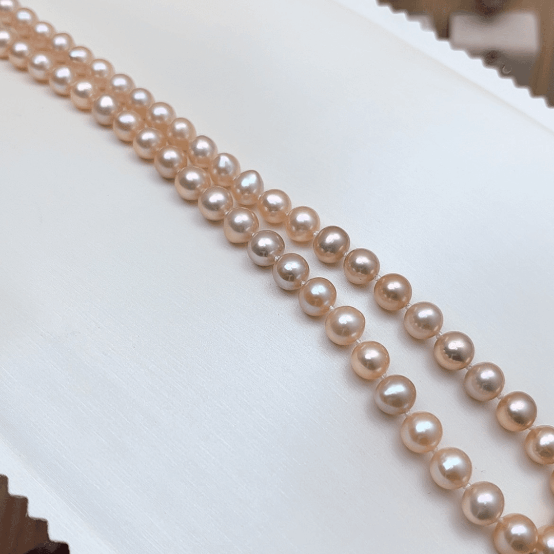 【闪购商品】淡水珍珠颈饰未镶嵌6-8
