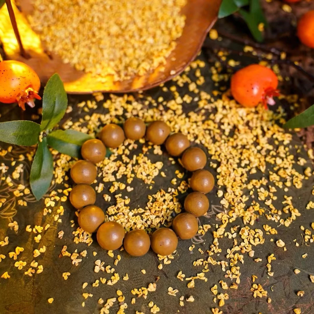 【雲涧香局】【广寒金桂香】天然中草药手工成型合香手串