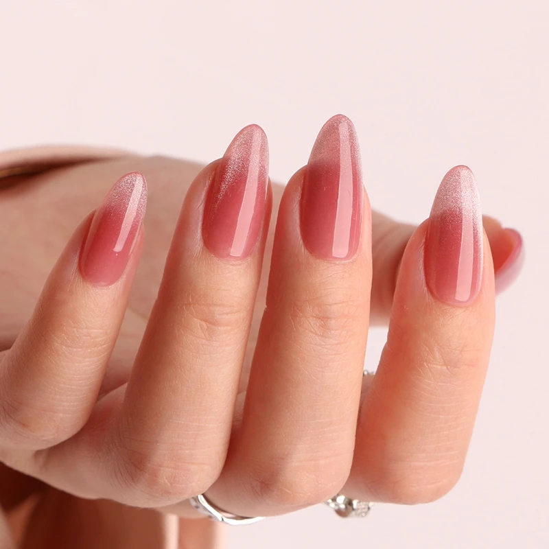 方寸间-甜蜜豆沙 88/71/49需/粉 穿戴甲气质高级可拆卸重复用甲片