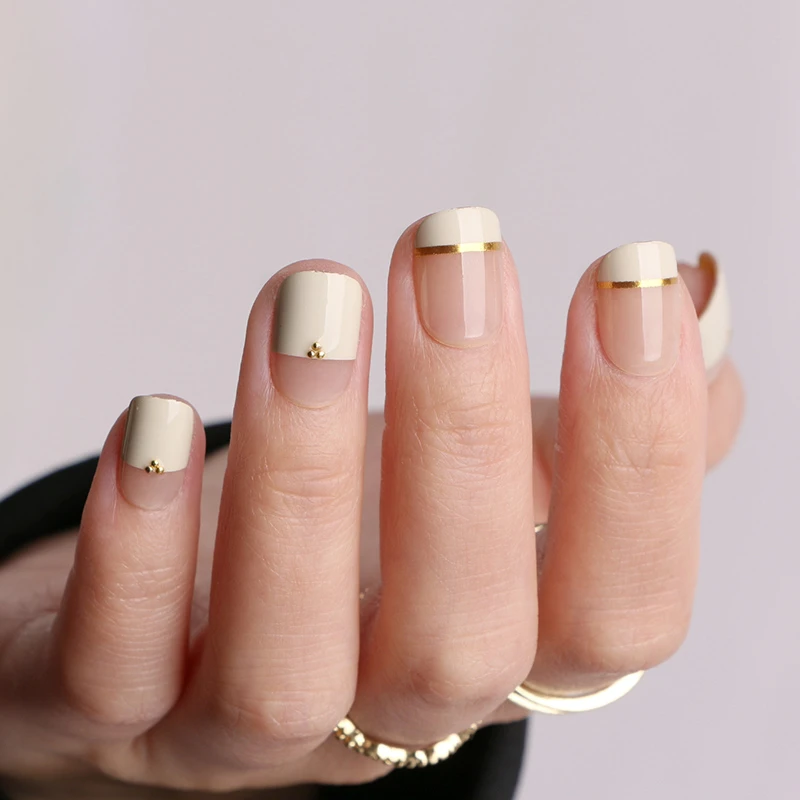 方寸间-诗语 s码 17/23/黄*2 穿戴甲 可拆卸重复使用甲片