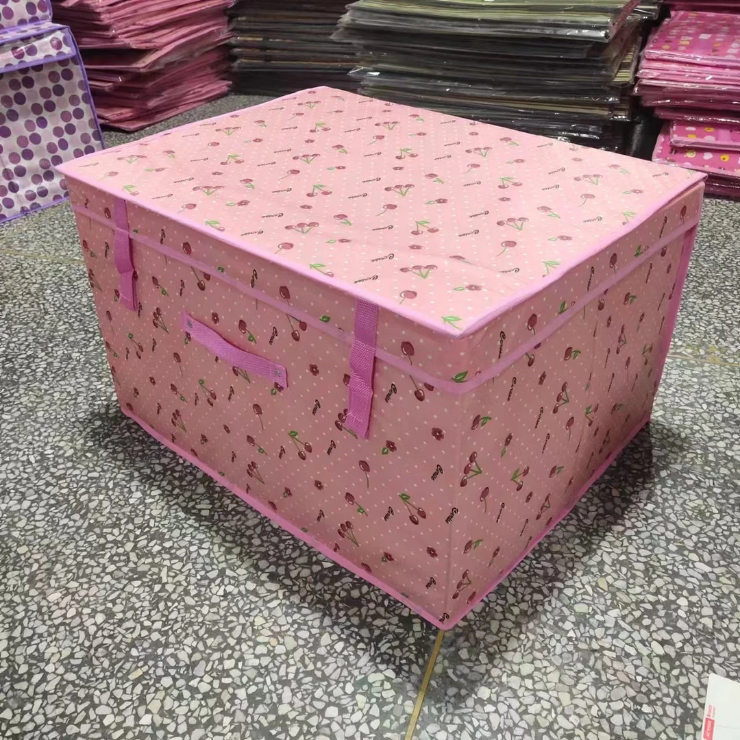 120L浅粉色樱桃 收纳箱60*45*35