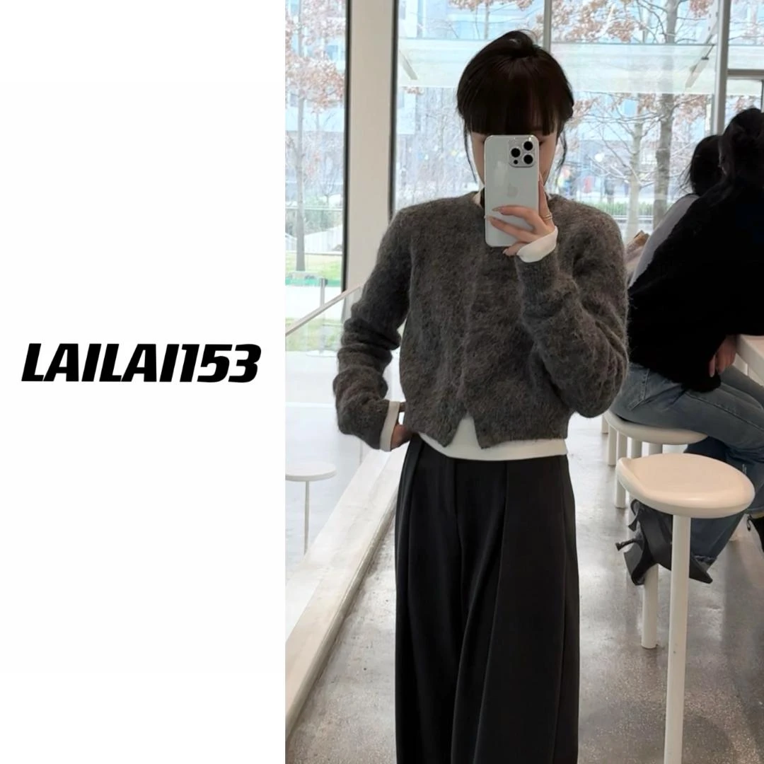 【153的日常】巨显腿长的西裤小个子女生秋冬休闲高腰款22QK1009