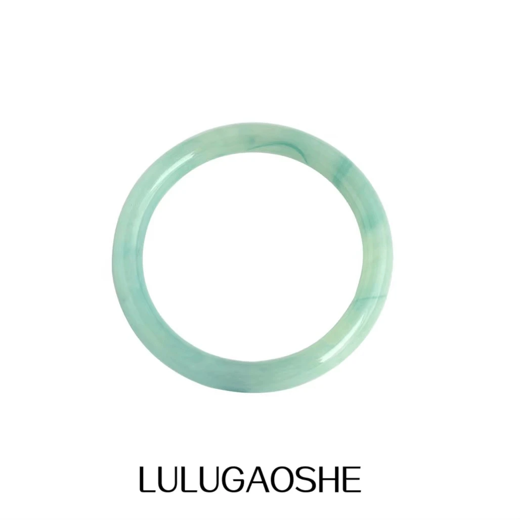非金属珐琅手镯 c-2011国风粗款绿色镯子送闺蜜礼古风平安镯