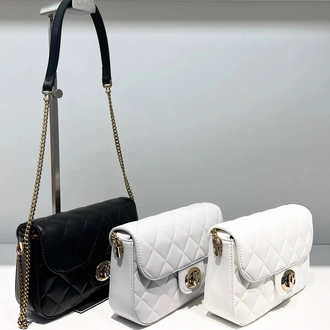 欧米OMI包包2024新款小香风百搭通勤斜挎包精致链条包