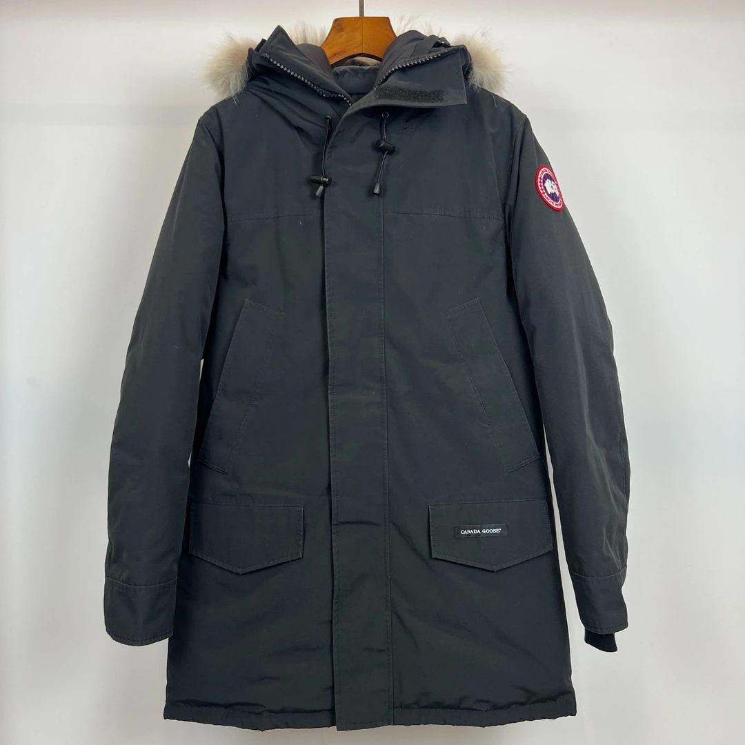 加拿大鹅/10808/M码/派克连帽防水羽绒服/95新/工价12500