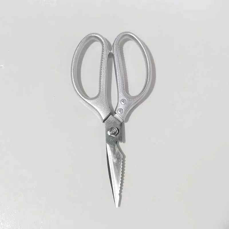 家用厨房剪（银色）两把装  便携式加厚锋利耐用