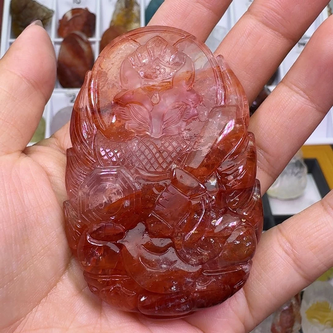 水晶颈饰未镶嵌达**玛九尾狐