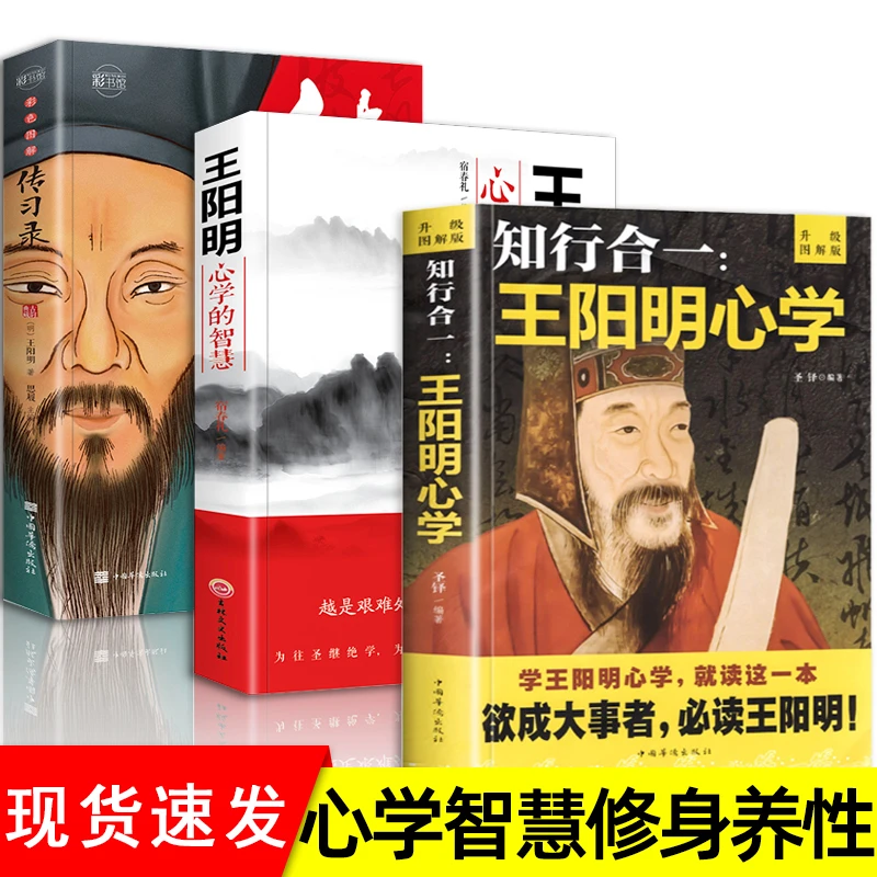 3册知行合一王阳明心学的智慧彩色图解传习录 国学经典哲学书籍