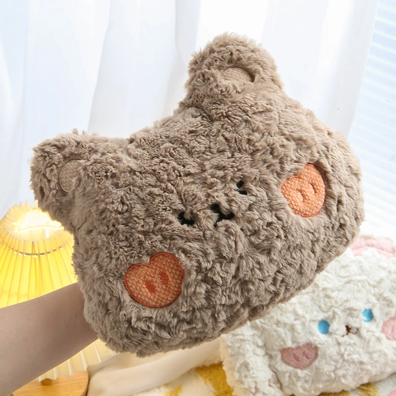 热水袋充电学生宿舍暖床被窝神器暖手宝防爆可拆洗毛绒可爱暖宝宝