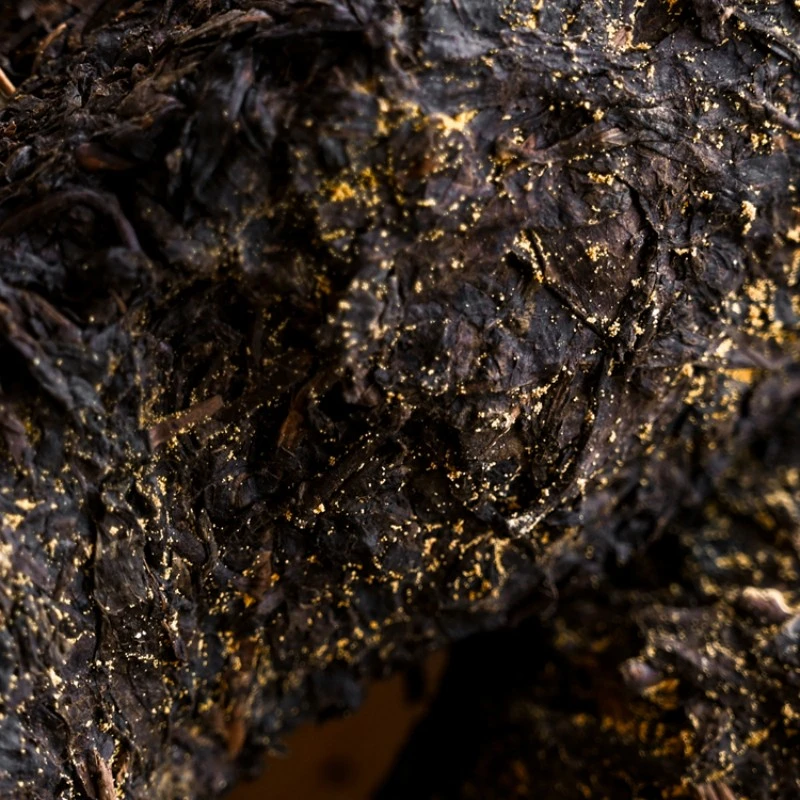 湖南安化黑茶金花茯砖茶正品正宗经典小蓝盒黑茶茶叶品质典藏