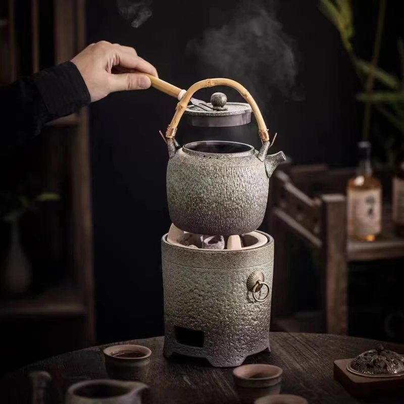 晟翔新品围炉煮茶器具煮茶炉炭炉炭火炉野外户外大号碳炉小火炉