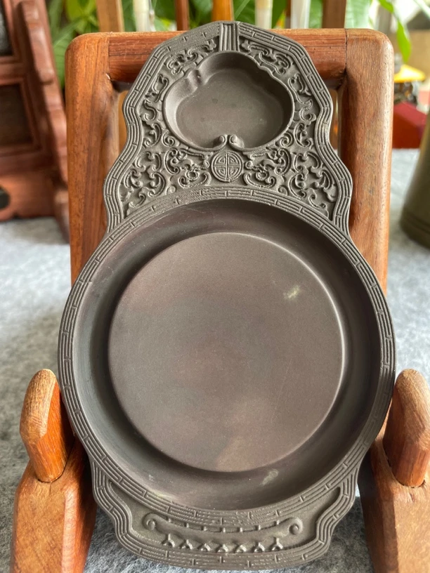 坑仔岩古琴砚9/15cm