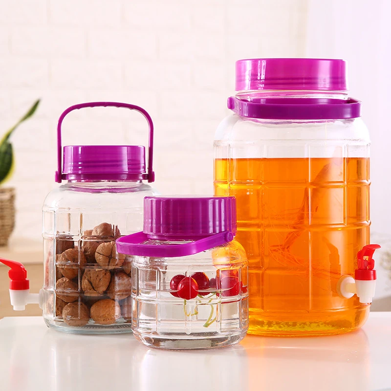 泡酒玻璃瓶专用药酒瓶空瓶食品级密封酿酒罐子容器泡菜坛子腌菜桶