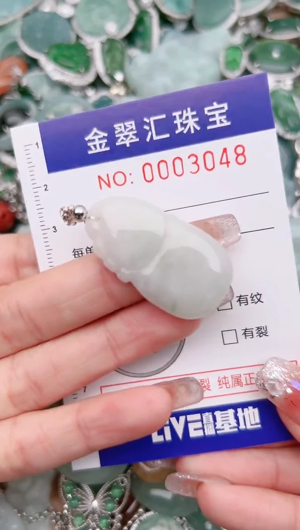 【闪购商品】翡翠颈饰未镶嵌3048.........1