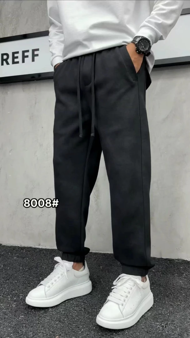 8008/秋季休闲简约时尚百搭束脚男士休闲裤