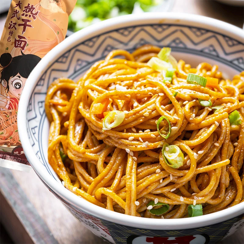 美玉大武汉特色热干面原味168g*5包（三包料拌面）