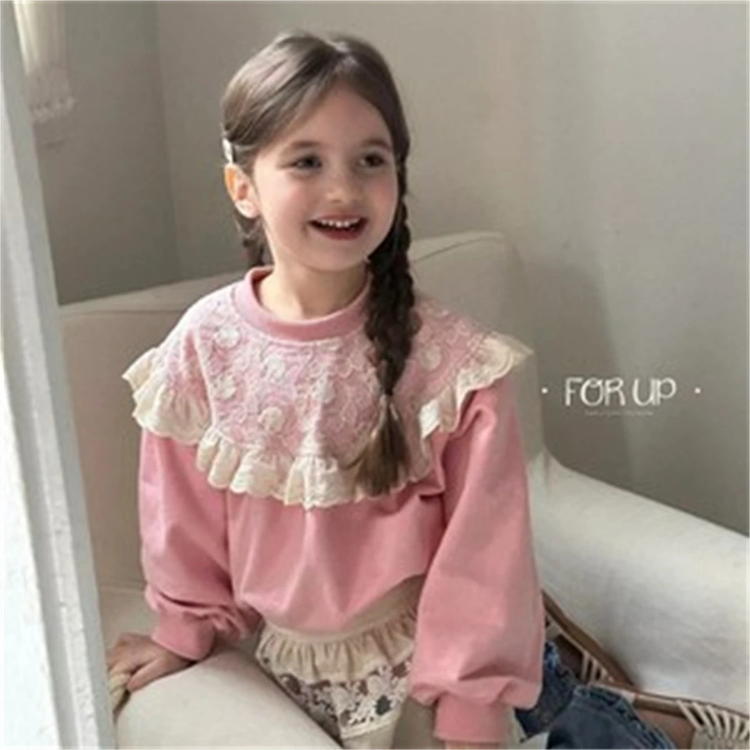 【现货】241-FU-99023蜜桃粉 法式浪漫薇薇安花镜卫衣春季新款