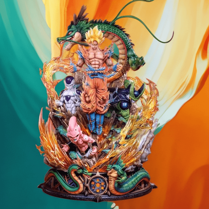 七龙珠 周年纪念悟空弗利沙沙鲁魔人布欧手办动漫摆件
