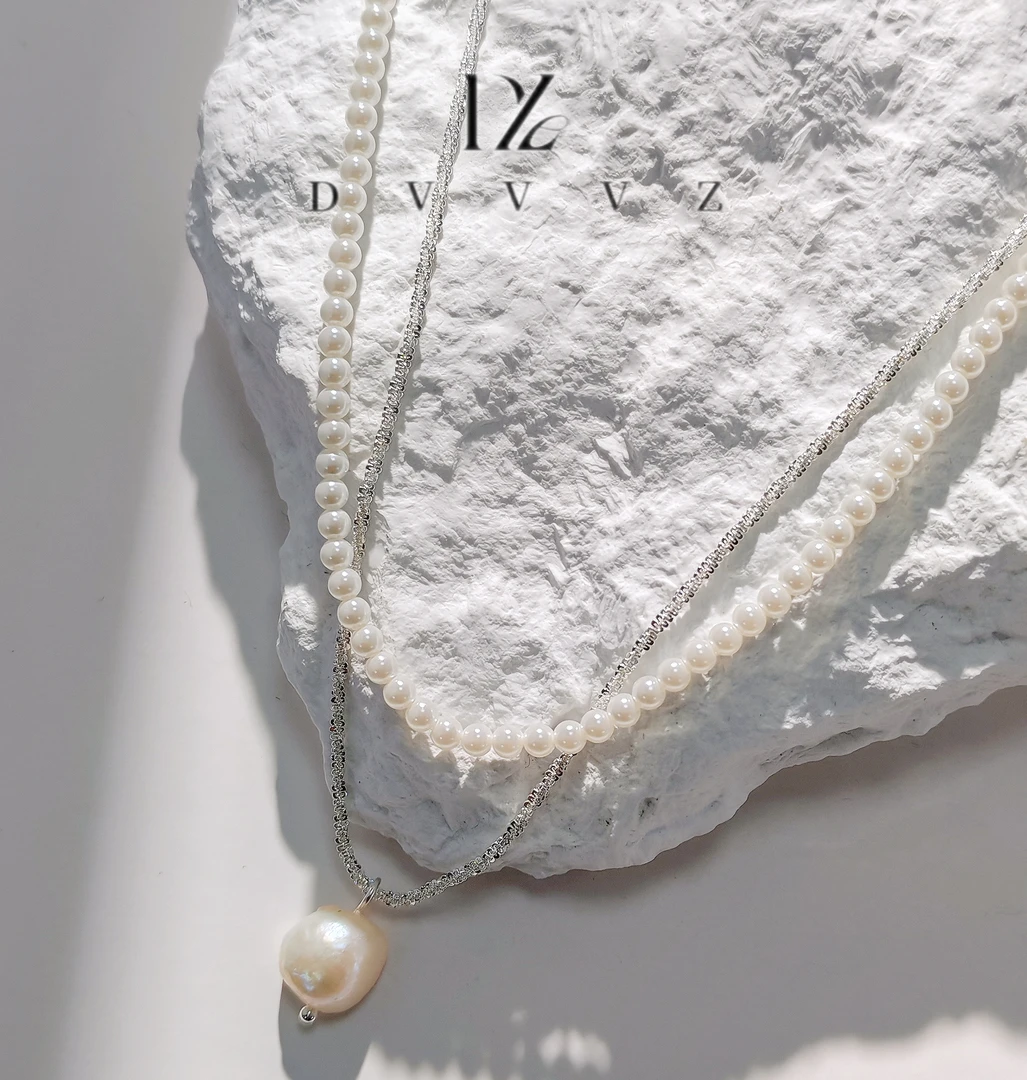 铜合金项链 【HevinStudio】原创白桃汽水轻奢时尚个性项链