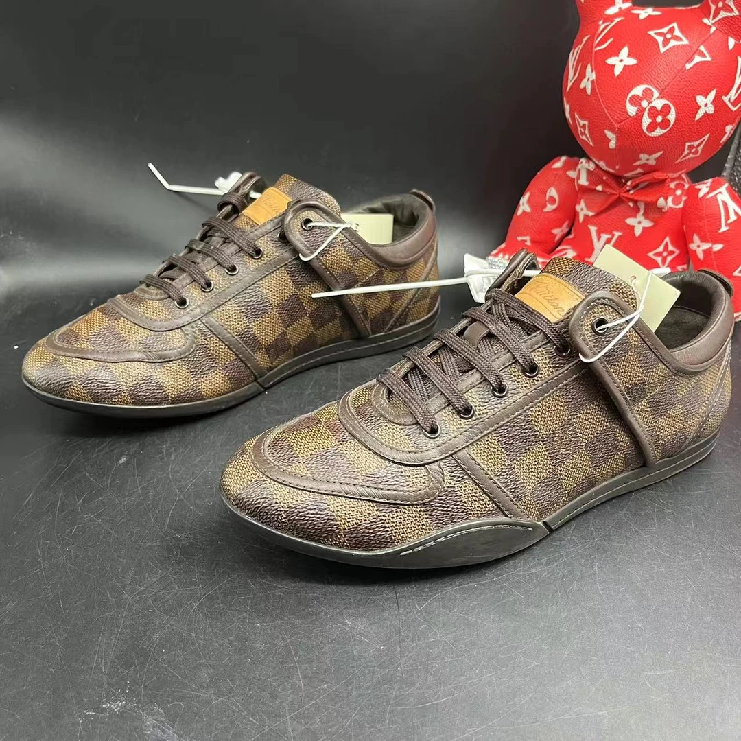 【聚星折扣】LouisVuitton/路易威登/棋盘格男士板鞋ddm1119/38欧码